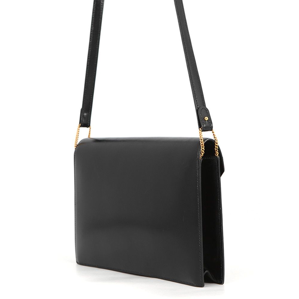 Hermes Shoulder Bag Ridi Black Gold Box Calf — view 2
