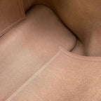 Hermes Tote Kaback PM Etoupe Yellow Silver Toile Officier Leather — view 9
