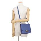 Hermes Shoulder Bag 20 Blue Brighton Silver Gold — view 4