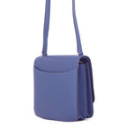 Hermes Shoulder Bag 20 Blue Brighton Silver Gold — view 2