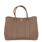 Hermes Tote Garden Party TPM Etoupe Silver Negonda