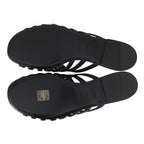 Hermes Sandals Noria Leather 37 Shoes Black — view 4