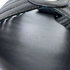 Hermes Sandals Noria Leather 37 Shoes Black — view 6