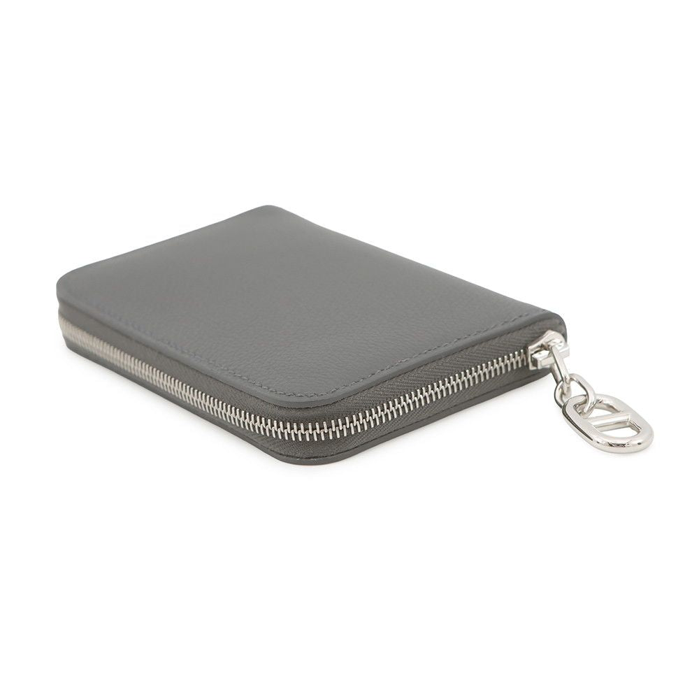 Hermes Coin Case Zip Azap Compact Grimeia Silver — view 2