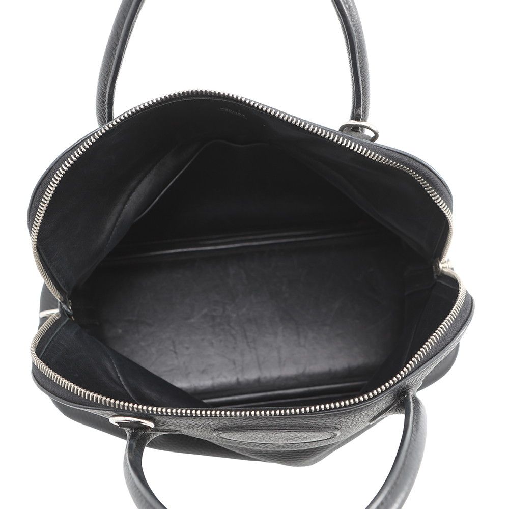 Hermes Handbag Bolide 31 Black Silver Taurillon Clemence 2-Way — view 6