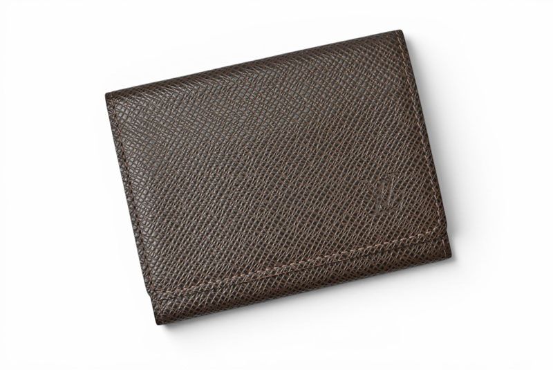 Louis Vuitton Card Case Business Holder Grizzly Brown — view 2