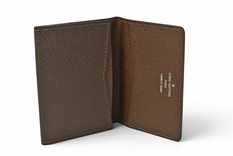 Louis Vuitton Card Case Business Holder Grizzly Brown — view 9