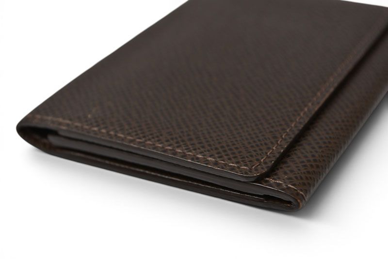 Louis Vuitton Card Case Business Holder Grizzly Brown — view 6