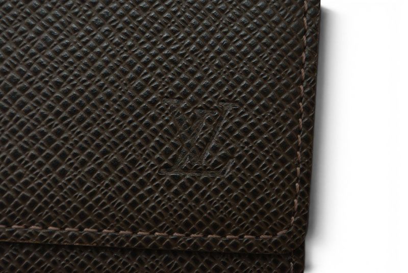 Louis Vuitton Card Case Business Holder Grizzly Brown — view 4