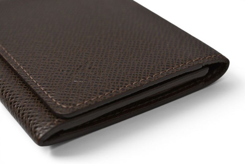 Louis Vuitton Card Case Business Holder Grizzly Brown — view 5