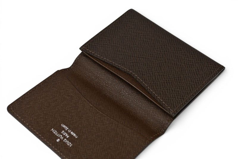 Louis Vuitton Card Case Business Holder Grizzly Brown — view 7