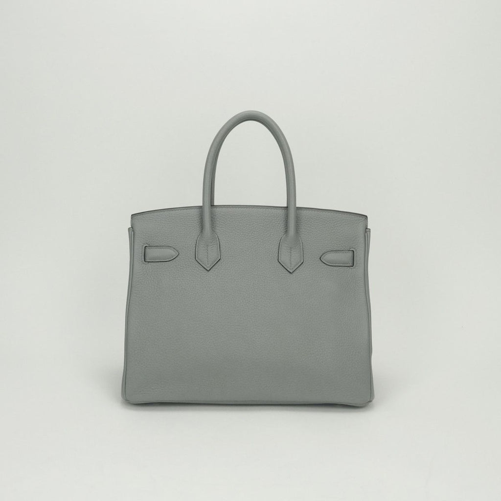 Hermes Birkin 30 Tote Togo Gray Mouette Silver — view 3
