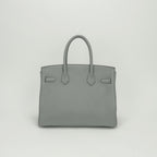 Hermes Birkin 30 Tote Togo Gray Mouette Silver — view 3