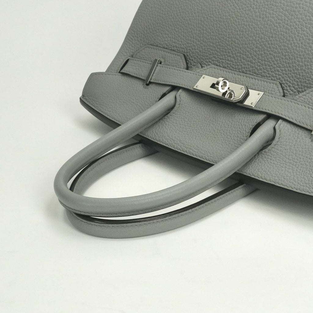 Hermes Birkin 30 Tote Togo Gray Mouette Silver — view 4
