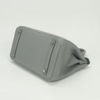 Hermes Birkin 30 Tote Togo Gray Mouette Silver — view 5
