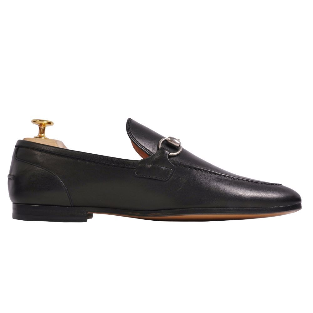 Gucci Loafers Jordan Moccasins Horsebit Leather Shoes — view 6