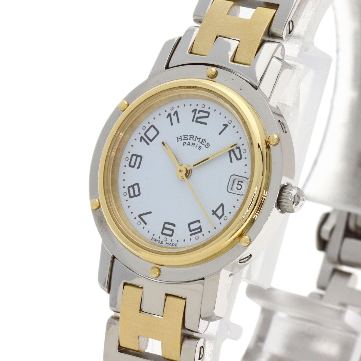 Hermes Clipper Watch SS — view 3