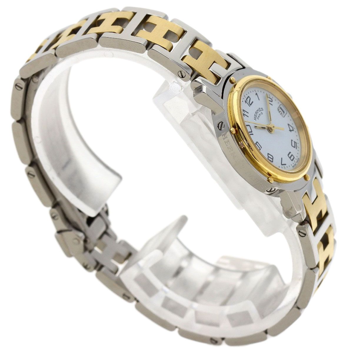 Hermes Clipper Watch SS — view 2