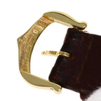 Cartier Tank Obu Watch 18k Yellow Gold Leather — view 9
