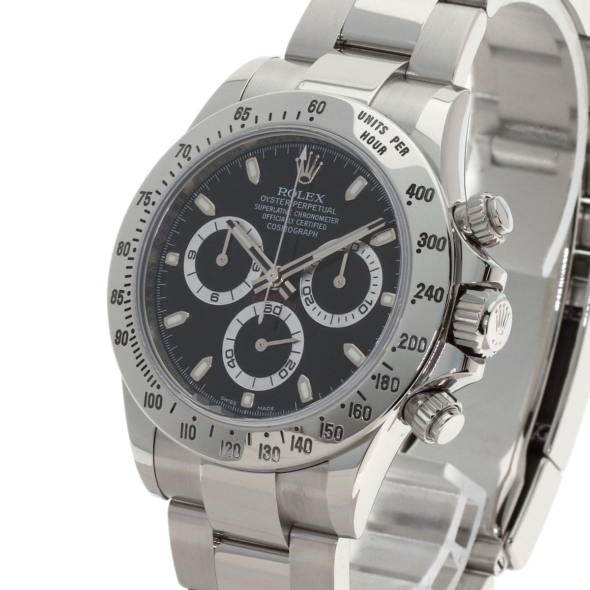 Rolex Cosmograph Daytona Mirror Buckle Watch SS — view 3