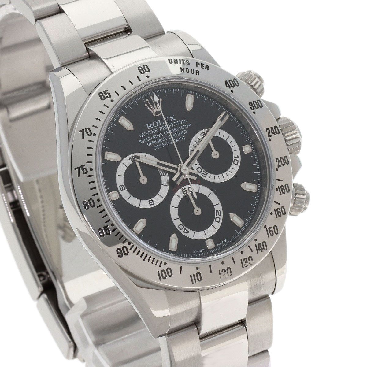 Rolex Cosmograph Daytona Mirror Buckle Watch SS — view 4
