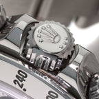 Rolex Cosmograph Daytona Mirror Buckle Watch SS — view 9