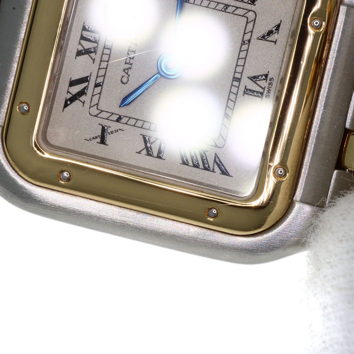 Cartier Panthère SM 2 Row Watch SS Yellow Gold — view 9