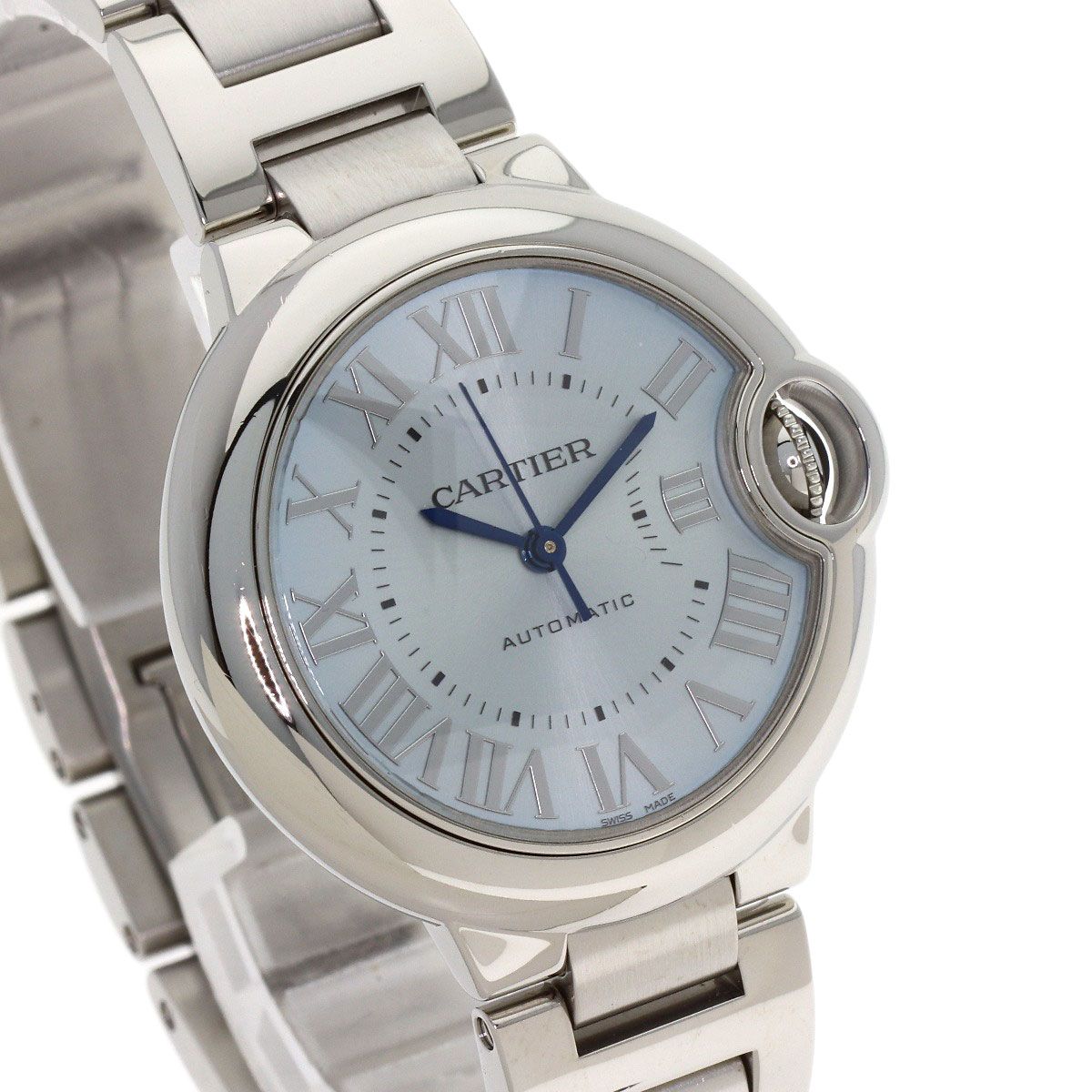 Cartier Baron Blue 33 Watch SS — view 4