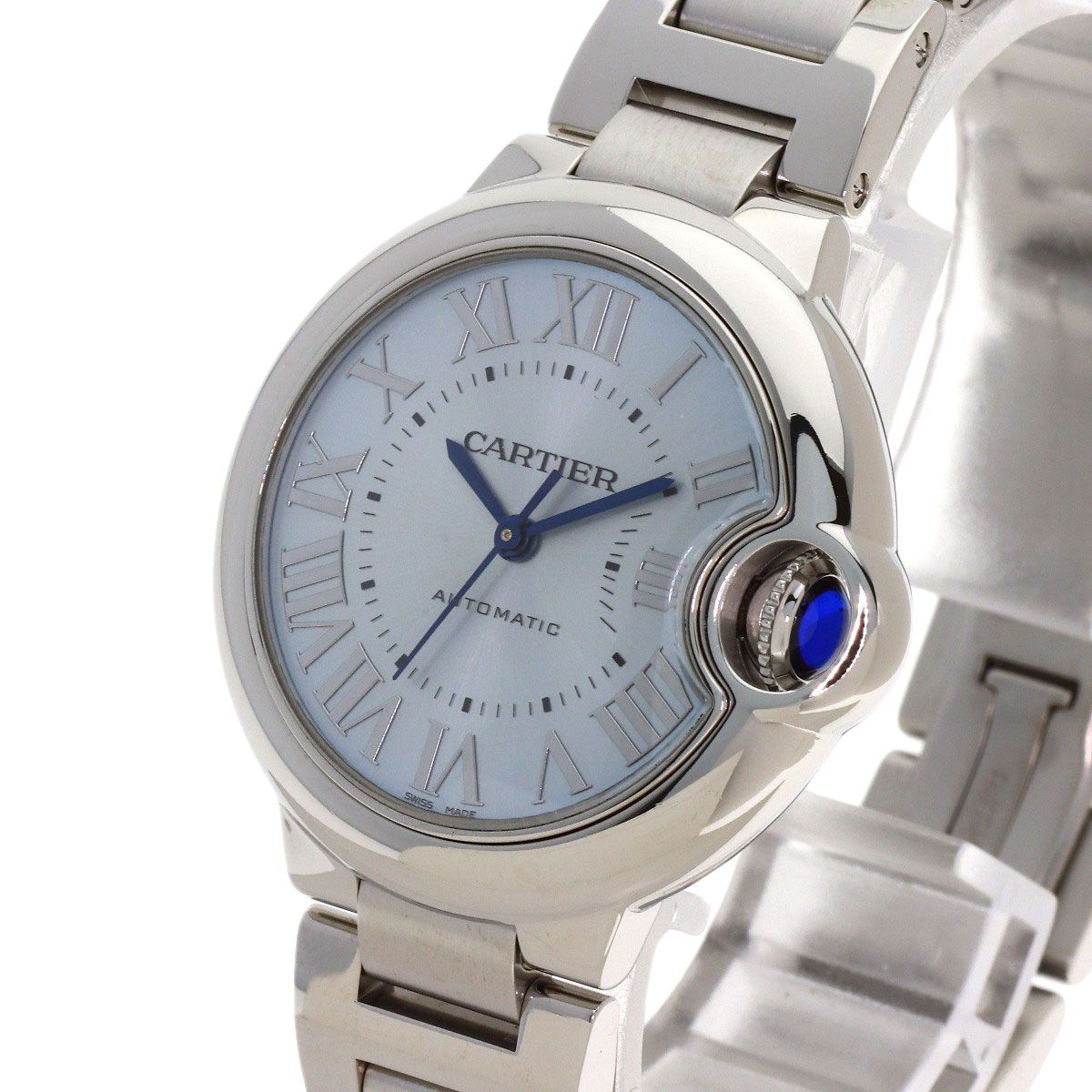 Cartier Baron Blue 33 Watch SS — view 3