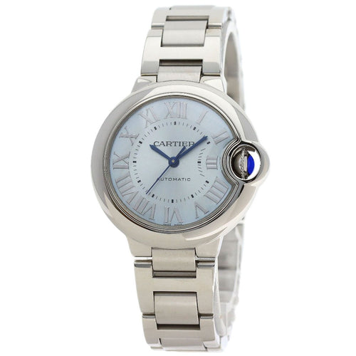 Cartier Baron Blue 33 Watch SS