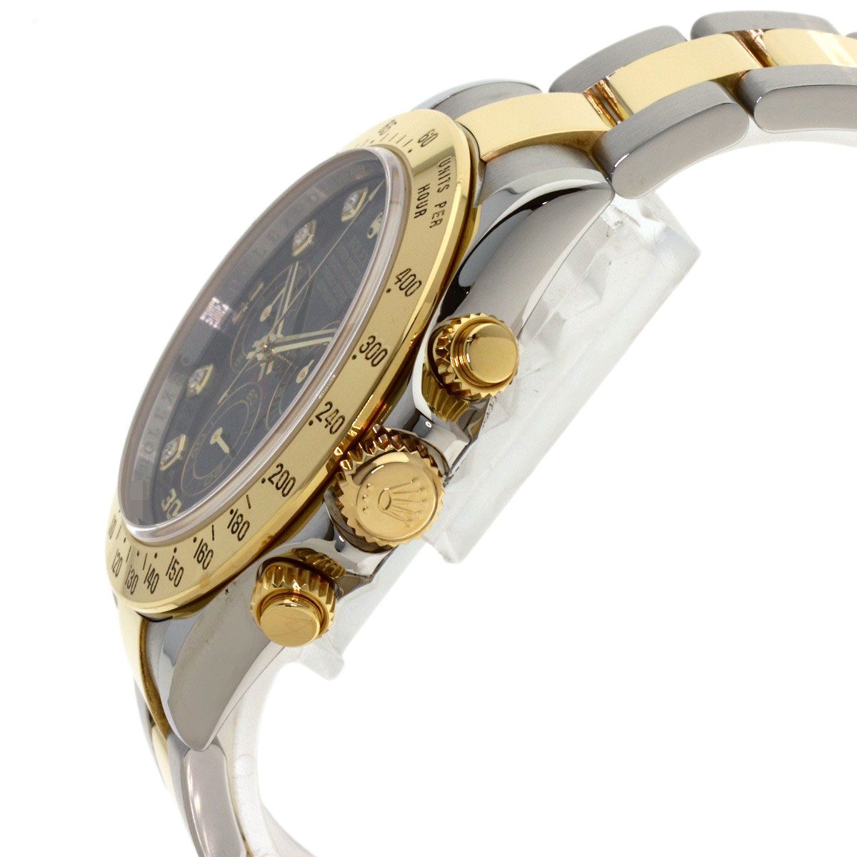Rolex Cosmograph Daytona Diamond Watch SS Yellow Gold 18k — view 5