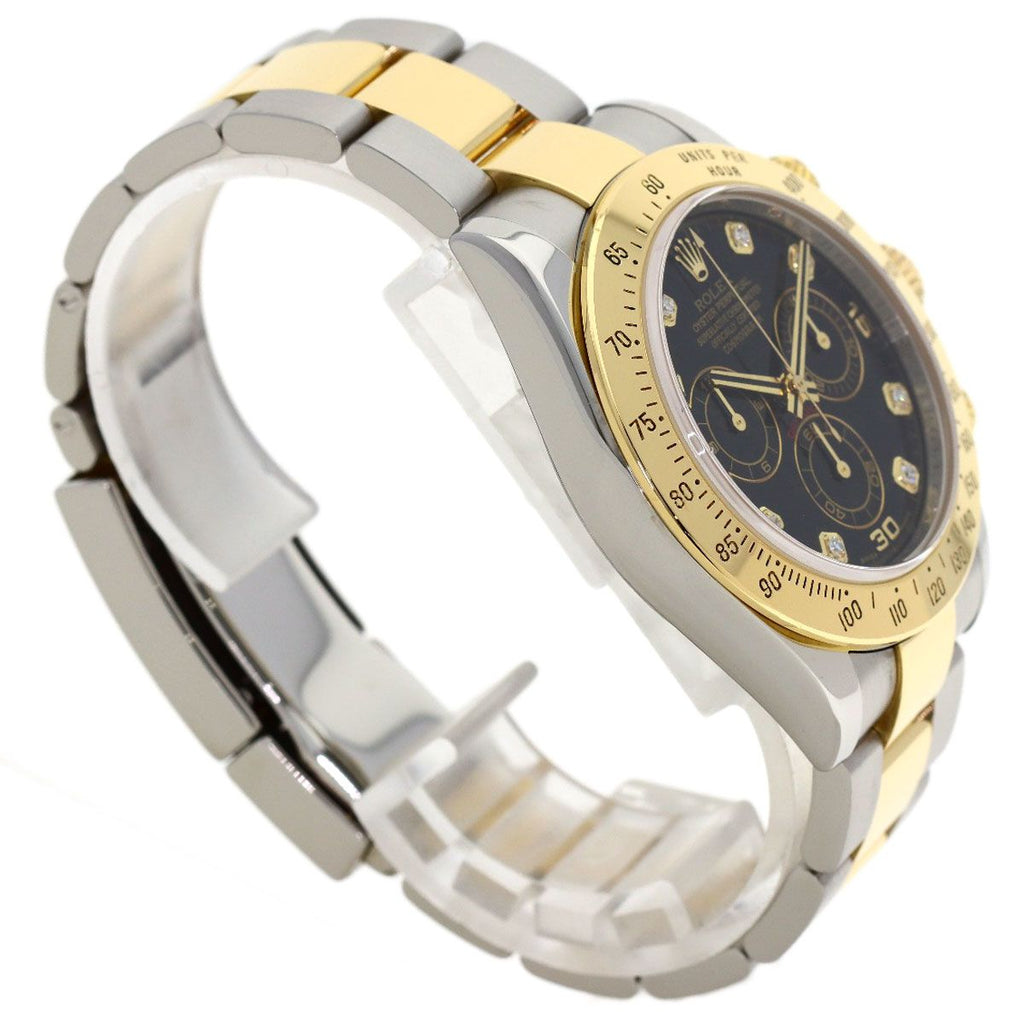 Rolex Cosmograph Daytona Diamond Watch SS Yellow Gold 18k — view 2