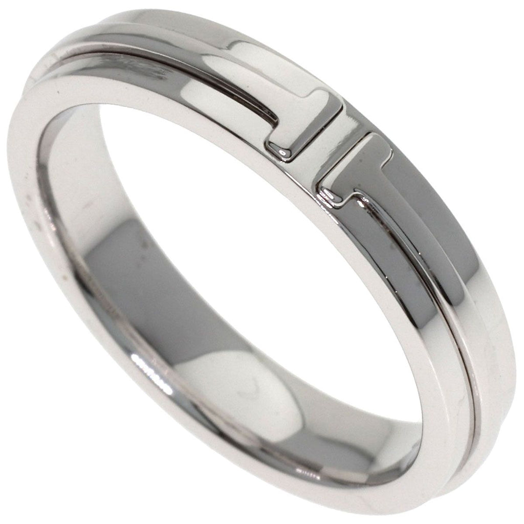 Tiffany & Co T Narrow Ring 18k White Gold