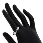Tiffany & Co T Narrow Ring 18k White Gold — view 7