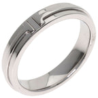 Tiffany & Co T Narrow Ring 18k White Gold — view 2