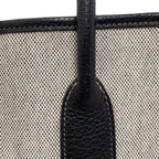 Hermes Garden Party PM Silver Handbag Toile Ash Buffalo — view 9