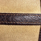 Hermes Garden Party PM Brown Silver Handbag Toile — view 6