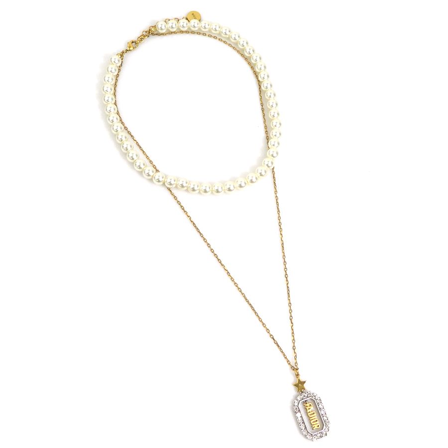 Dior Necklace White Gold