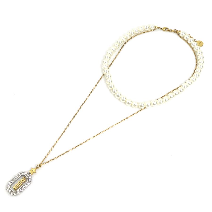 Dior Necklace White Gold — view 2