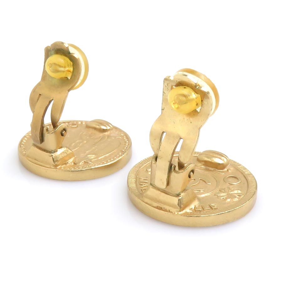 Chanel Earrings Mademoiselle Gold — view 7