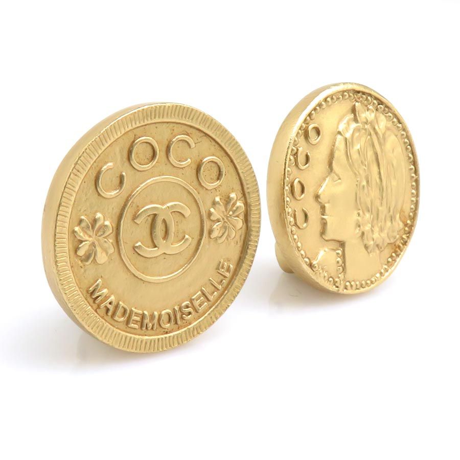 Chanel Earrings Mademoiselle Gold — view 2