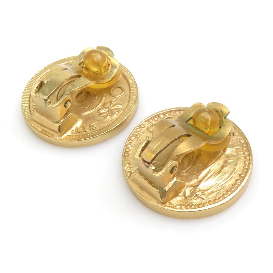 Chanel Earrings Mademoiselle Gold — view 5