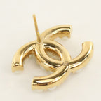 Chanel CC Logo Earrings Metal Pearl — view 2