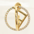 Fendi Earrings Metal Gold — view 2