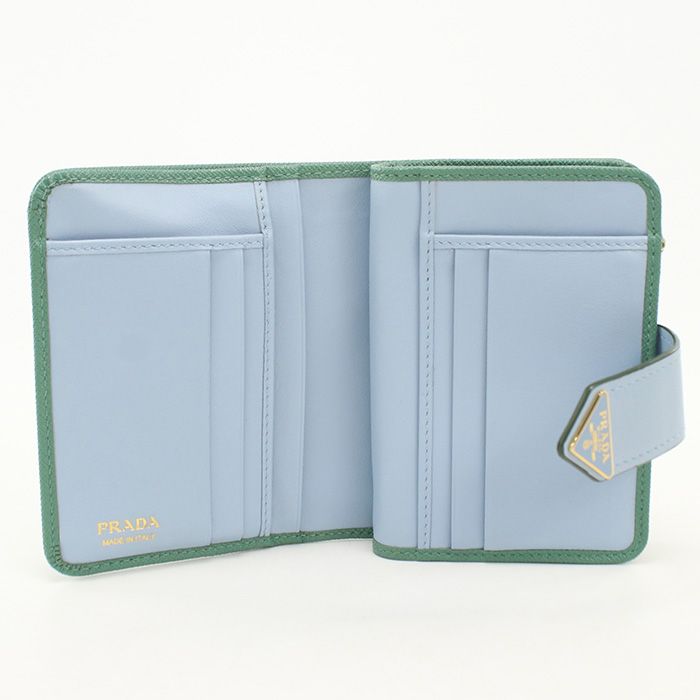 Prada Saffiano Tab Bifold Wallet Leather — view 3