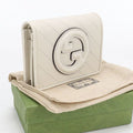 Gucci Blanc Di Bifold Wallet Leather