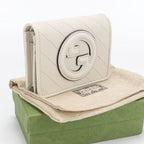 Gucci Blanc Di Bifold Wallet Leather