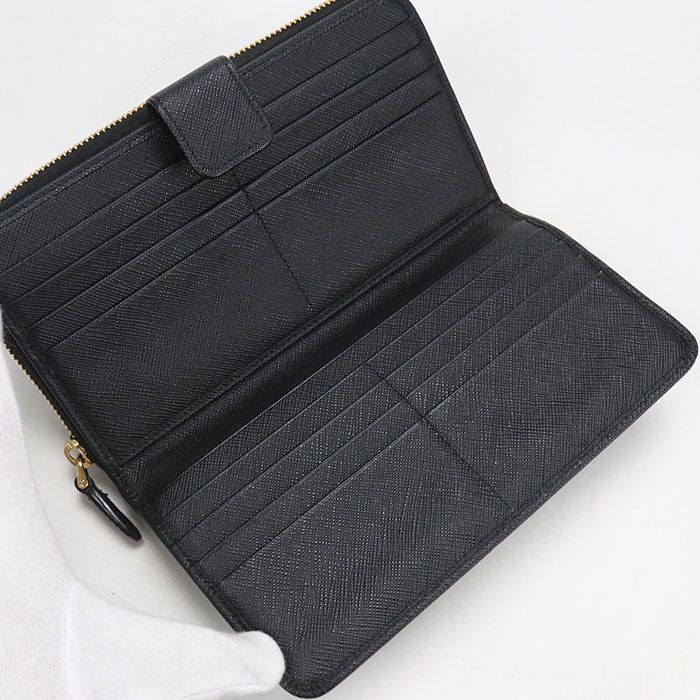 Prada Saffiano Leather Wallet Bifold — view 3