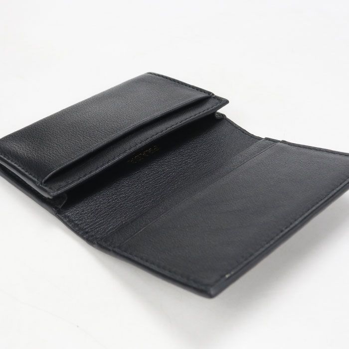 Prada Leather Card Case Business Holder Calf — view 3