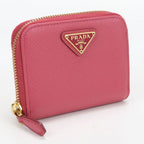 Prada Coin Case Saffiano Triangle 1 268 Purse Leather
